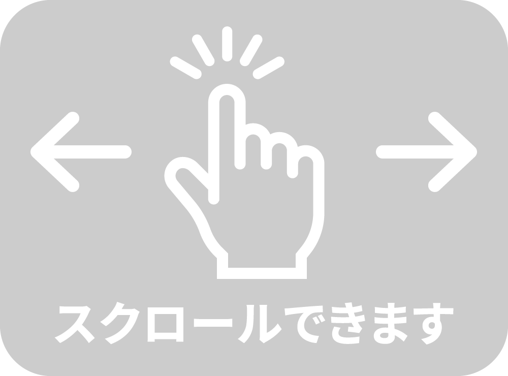 スクロールできます